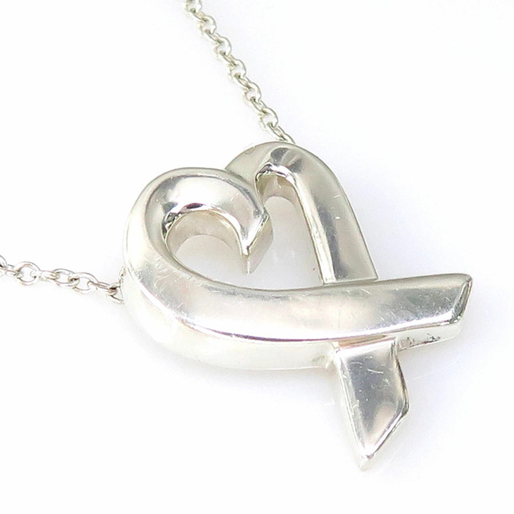 Tiffany Co Loving Heart Necklace Sterling Silver